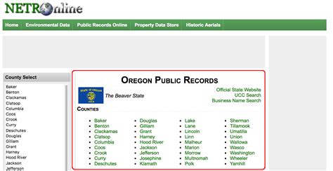 oregon parcel search.